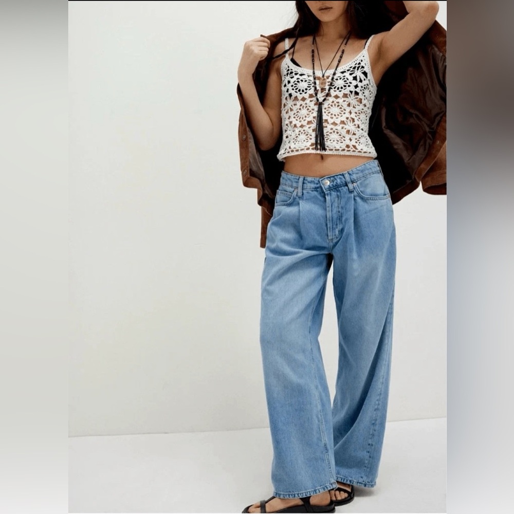 We The Free Light Blue Flare Jeans